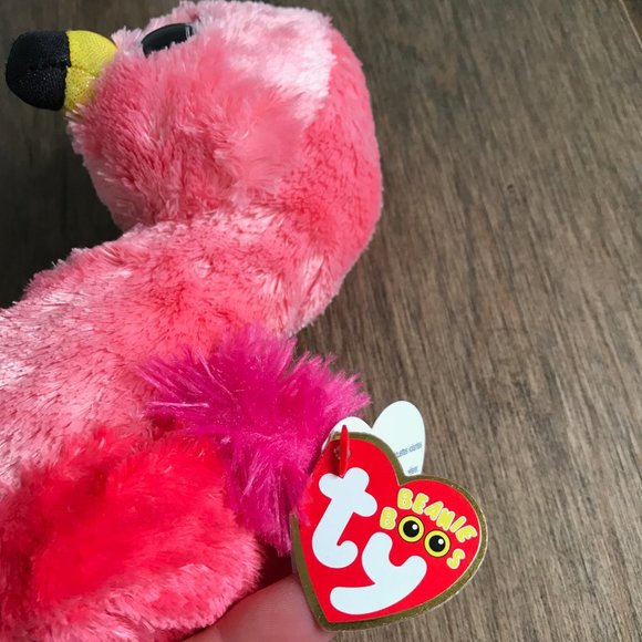 NWT Ty Beanie Boo's Collection "Gilda" Pink Flamingo - 6-1/2" H - NEW with Tags! - Picture 8 of 10